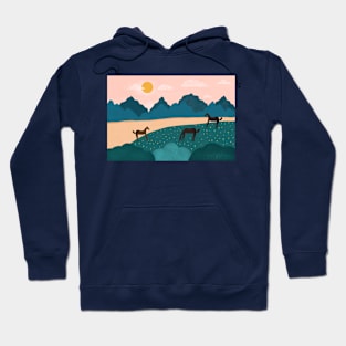 Three horses Hoodie